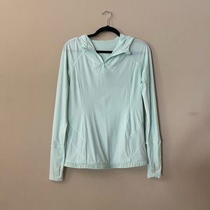 Lululemon Mint Quarter Zip Top